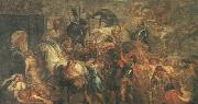 RUBENS, Pieter Pauwel Triumphal Entry of Henry IV into Paris oil painting on canvas